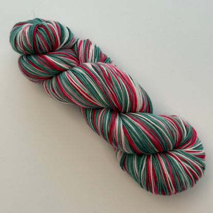 Self-Striping Sock Yarn - Mistletoe