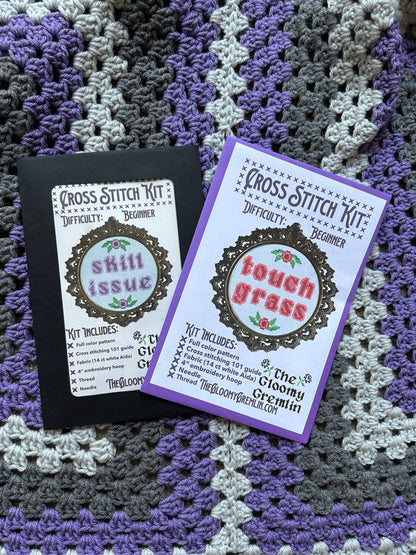 Stitch or Die - Cross Stitch Kit