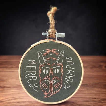 Embroidery Kit Ornament: Krampus