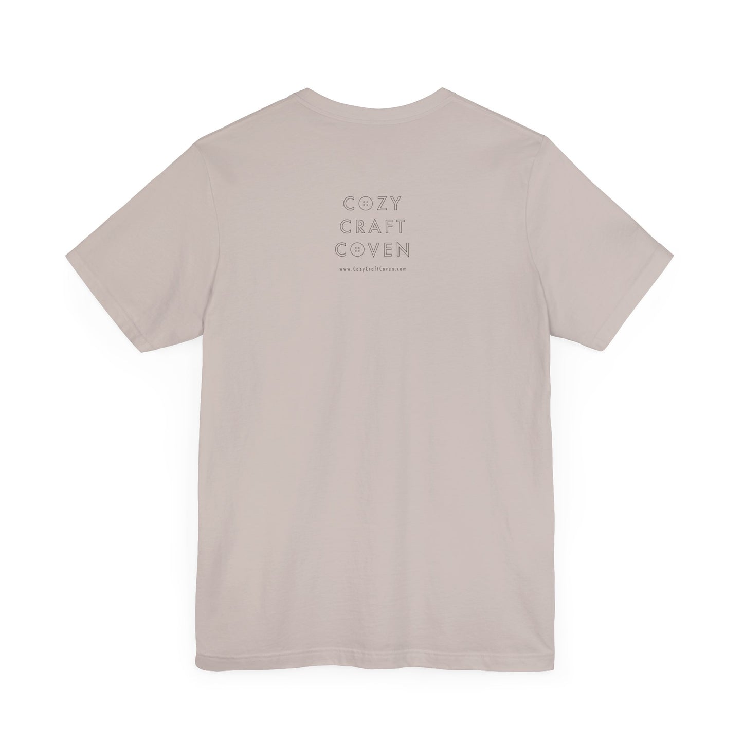 Cozy Ghost Floral Tee - Unisex Short Sleeve T-Shirt for Spooky Season
