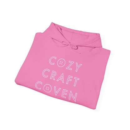 Cozy Craft Coven Logo Unisex Hooded Sweatshirt