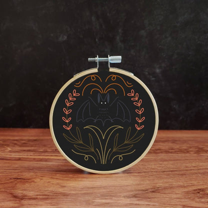 Embroidery Kit: Bat Embroidery Kit
