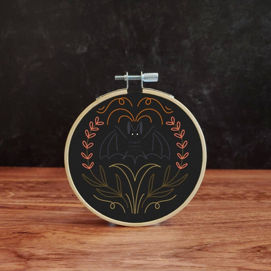 Embroidery Kit: Bat Embroidery Kit