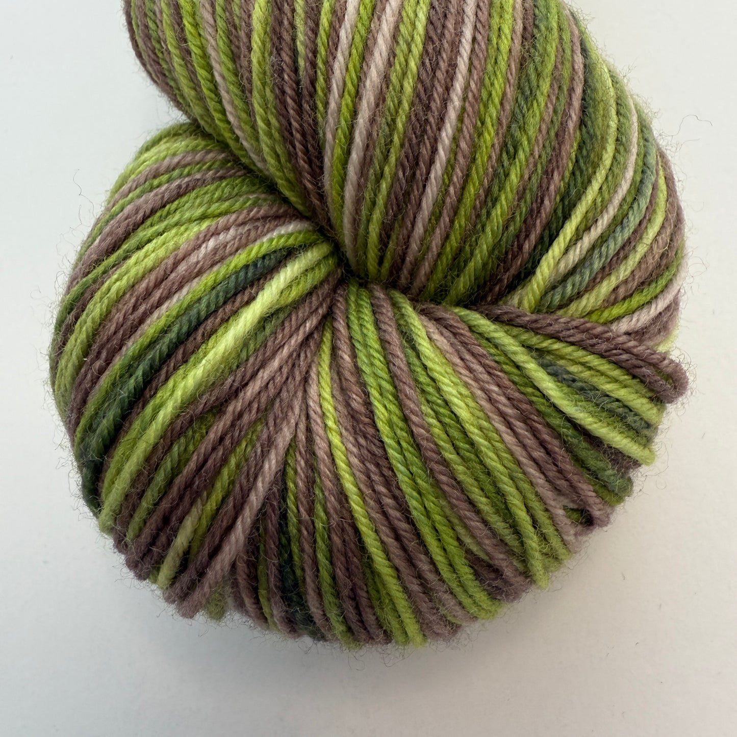 Self-Striping Sock Yarn - Green Witch