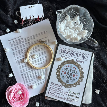 Stitch or Die - Cross Stitch Kit