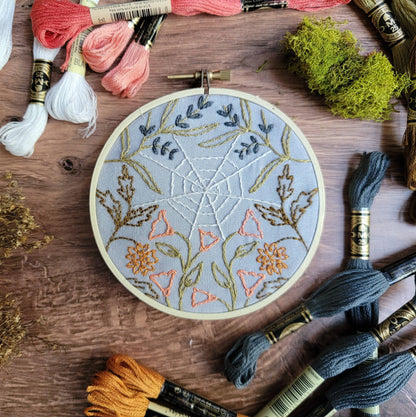 Embroidery Kit: Spider Web