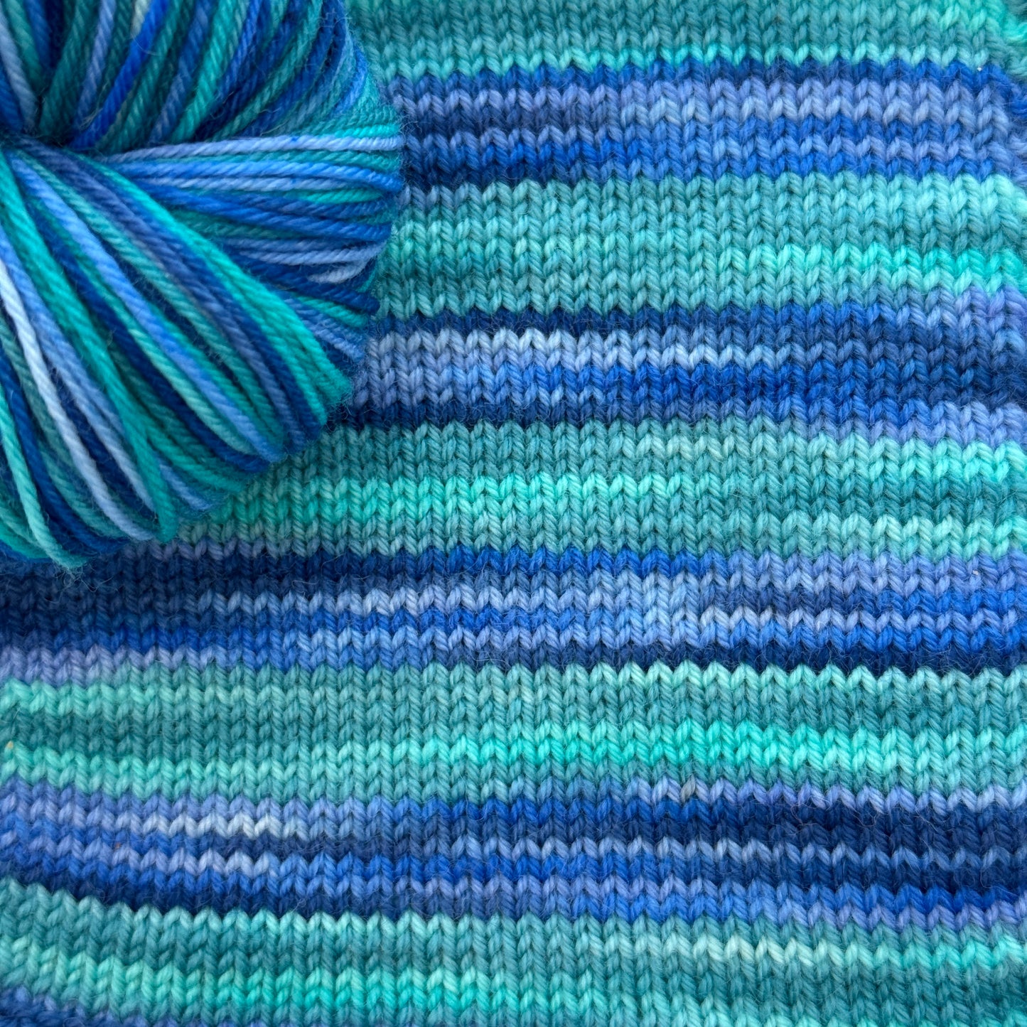 Self-Striping Sock Yarn - Sea Witch