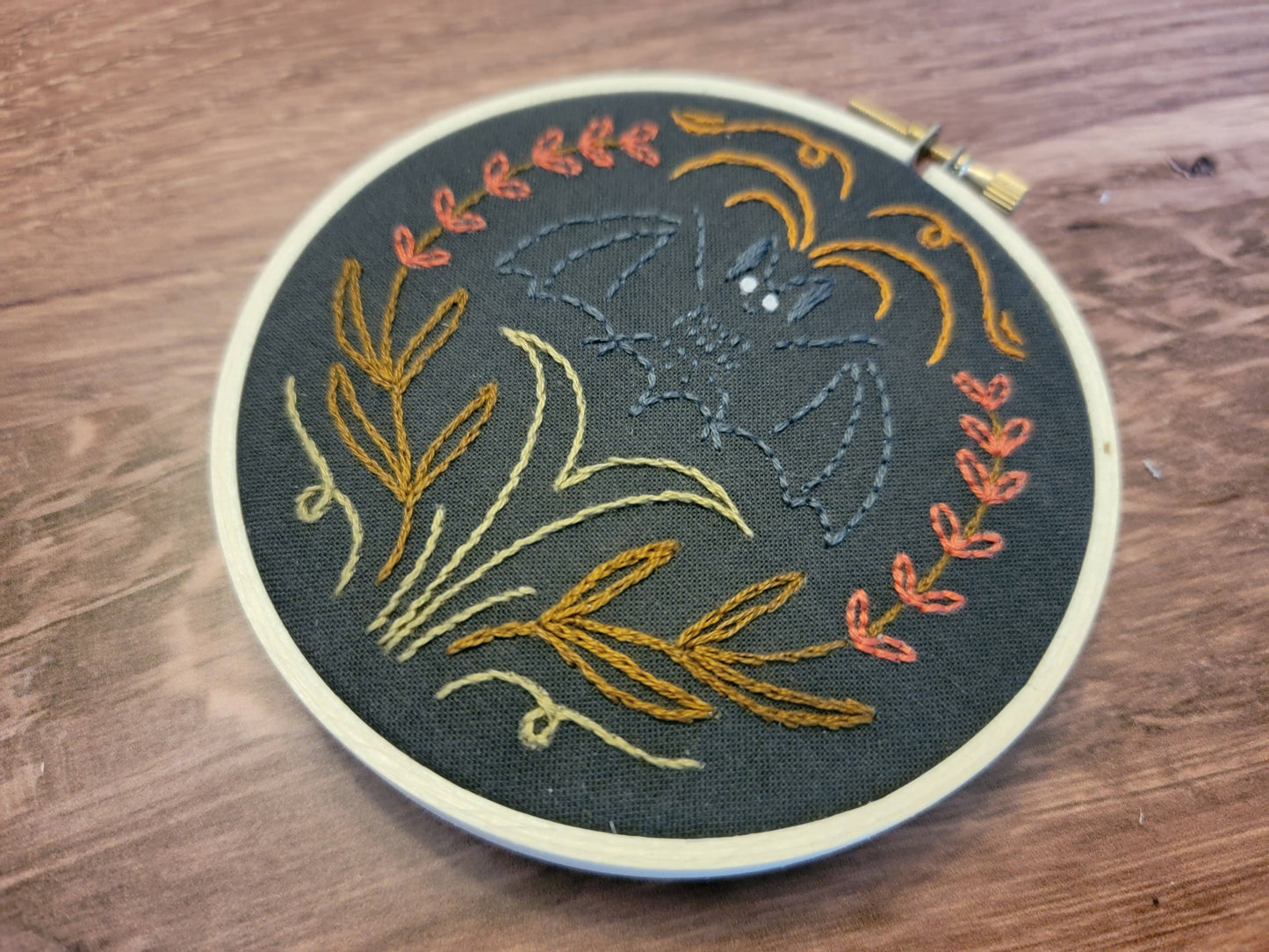 Embroidery Kit: Bat Embroidery Kit