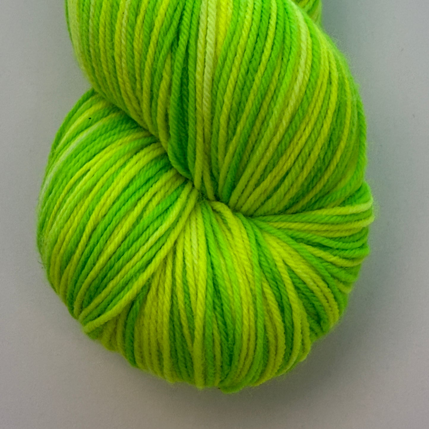 Self-Striping Sock Yarn - Lemon Lime
