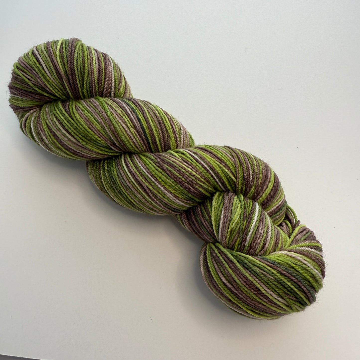 Self-Striping Sock Yarn - Green Witch