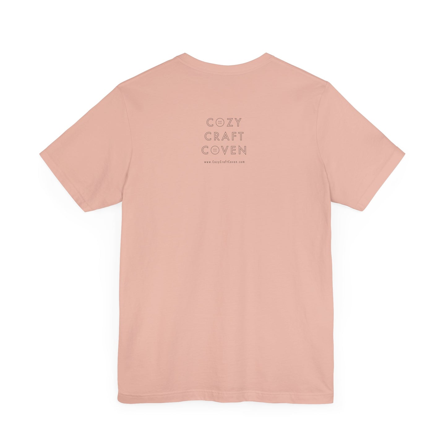 Cozy Ghost Floral Tee - Unisex Short Sleeve T-Shirt for Spooky Season
