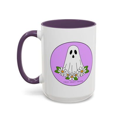 Cozy Ghostie Coffee Mug - Haunting Design - Perfect Gift for Crafters