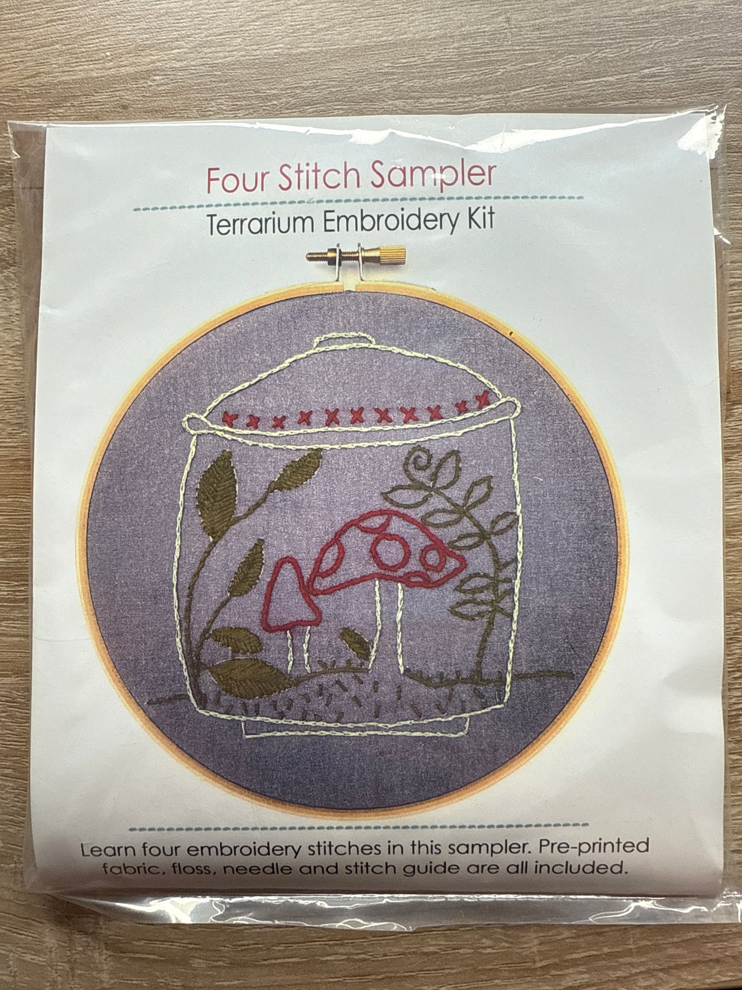 Terrarium Sampler - Beginner Embroidery Kit
