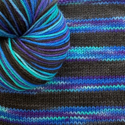 Self-Striping Sock Yarn - Cosmic Witch