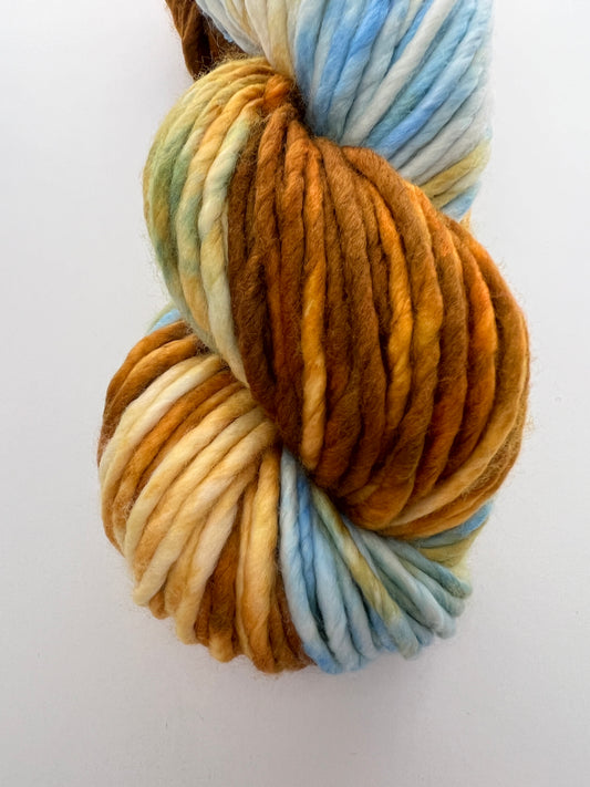 Hand-Dyed Super Bulky Yarn - Lakeside Trail