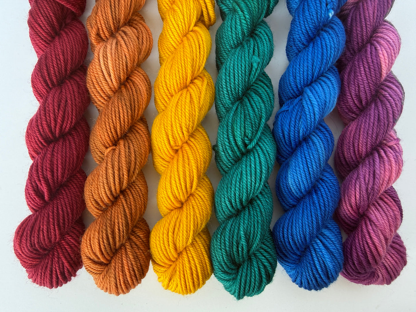 Mini Skein DK Bundle - Jewel Tones - Set of 6