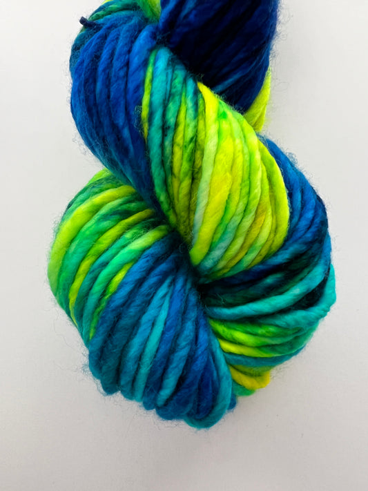 Hand-Dyed Super Bulky Yarn - Angelfish