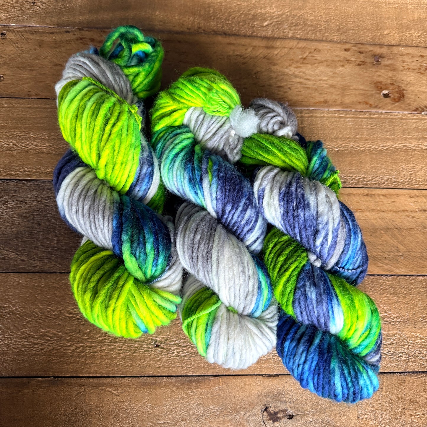 Hand-Dyed Super Bulky Yarn - 12th Man