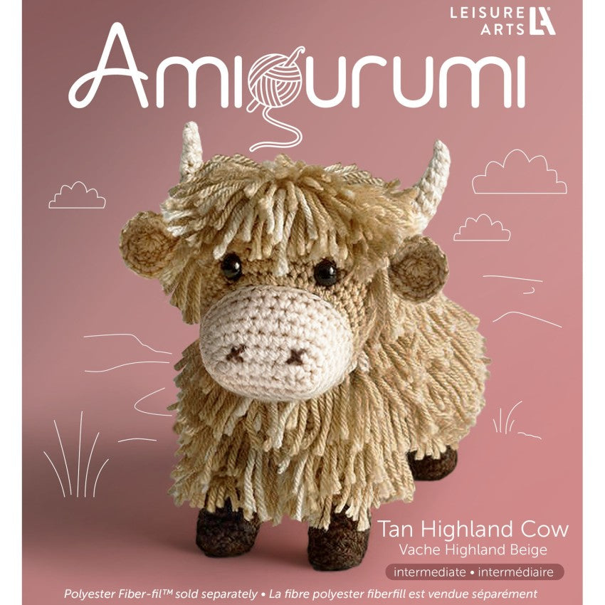 Amigurumi Crochet Kit - Highland Cow