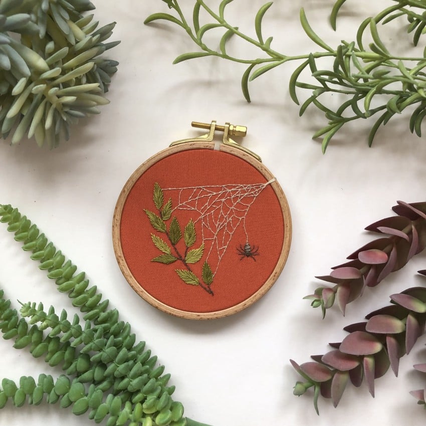 A Spider's Web - Beginner Embroidery Kit