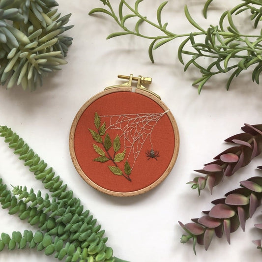 A Spider's Web - Beginner Embroidery Kit