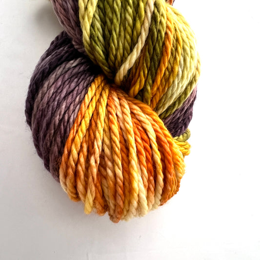 Hand-Dyed Bulky Yarn - Antiqued Autumn