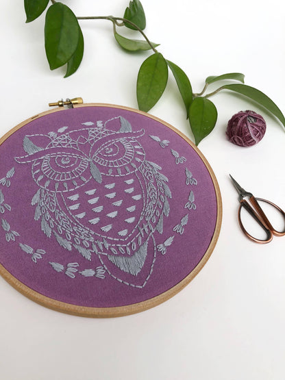 Owl Embroidery Kit