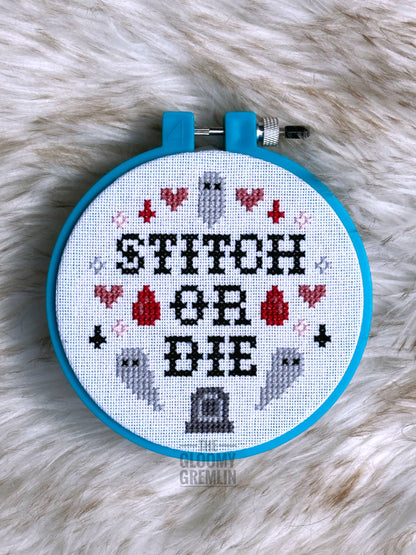 Stitch or Die - Cross Stitch Kit