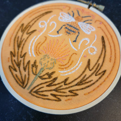 Embroidery Kit: Bee Embroidery Kit