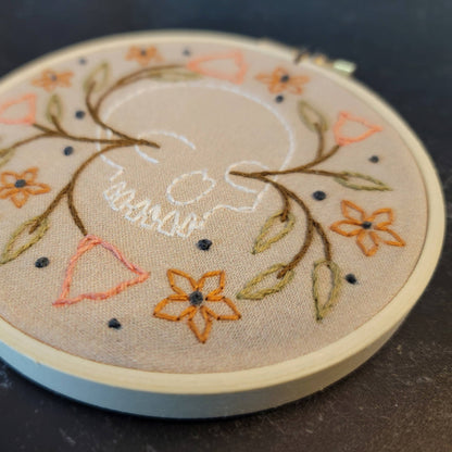 Embroidery Kit: Skull Embroidery Kit
