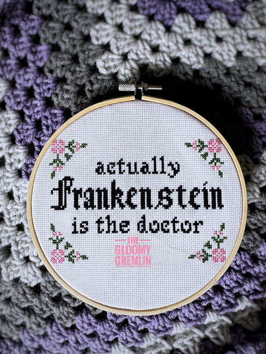 Frankenstein Doctor Cross Stitch Kit