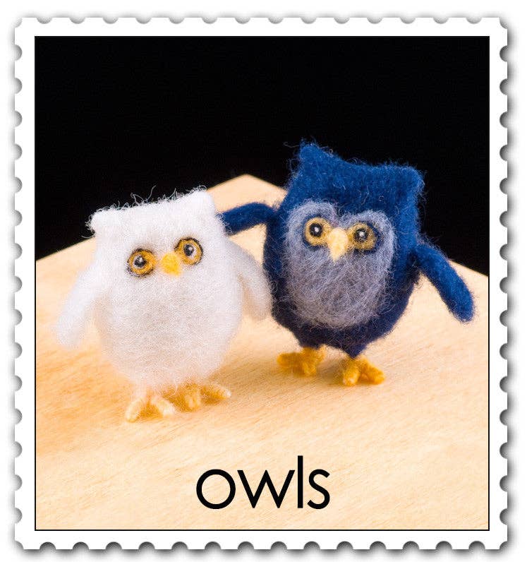 Owls Felting Kit