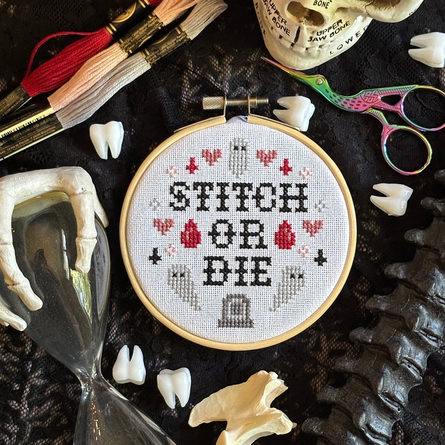 Stitch or Die - Cross Stitch Kit
