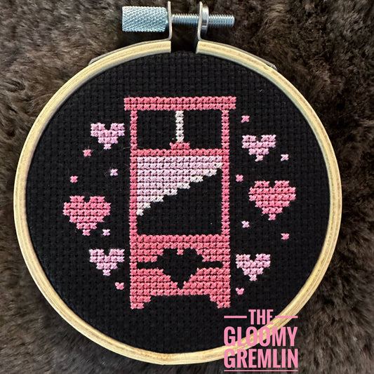 Guillotine - Pink Cross Stitch Kit